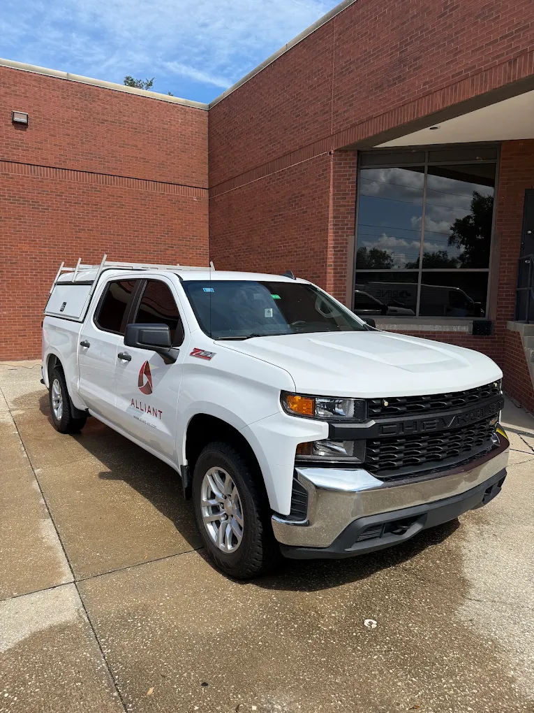 Finished commercial pickup truck after detailing